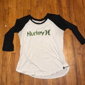 Hurley women’s baseball tee